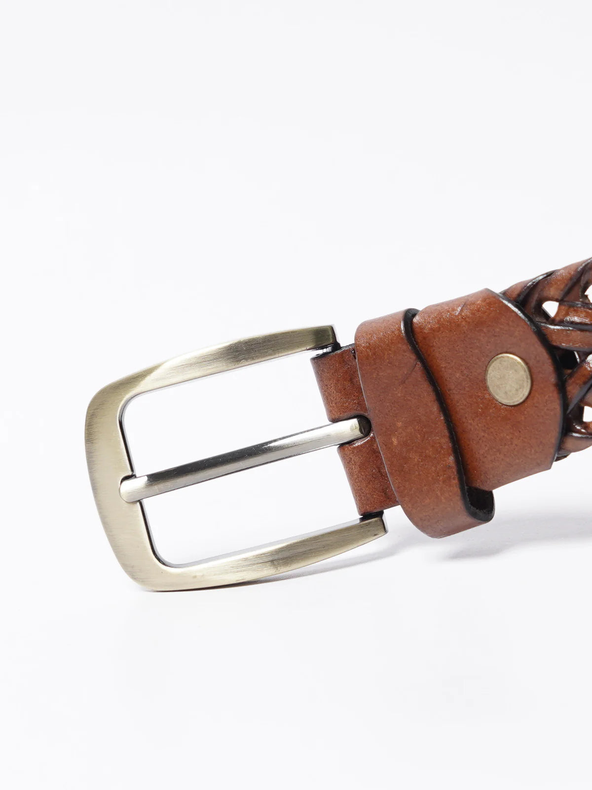 Brown Premium Braided Belt ATB1003