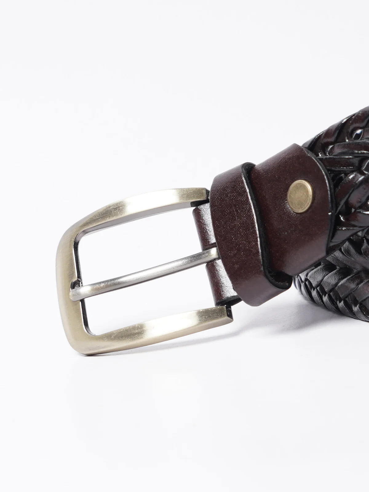 Maroon Premium Braided Belt ATB1002