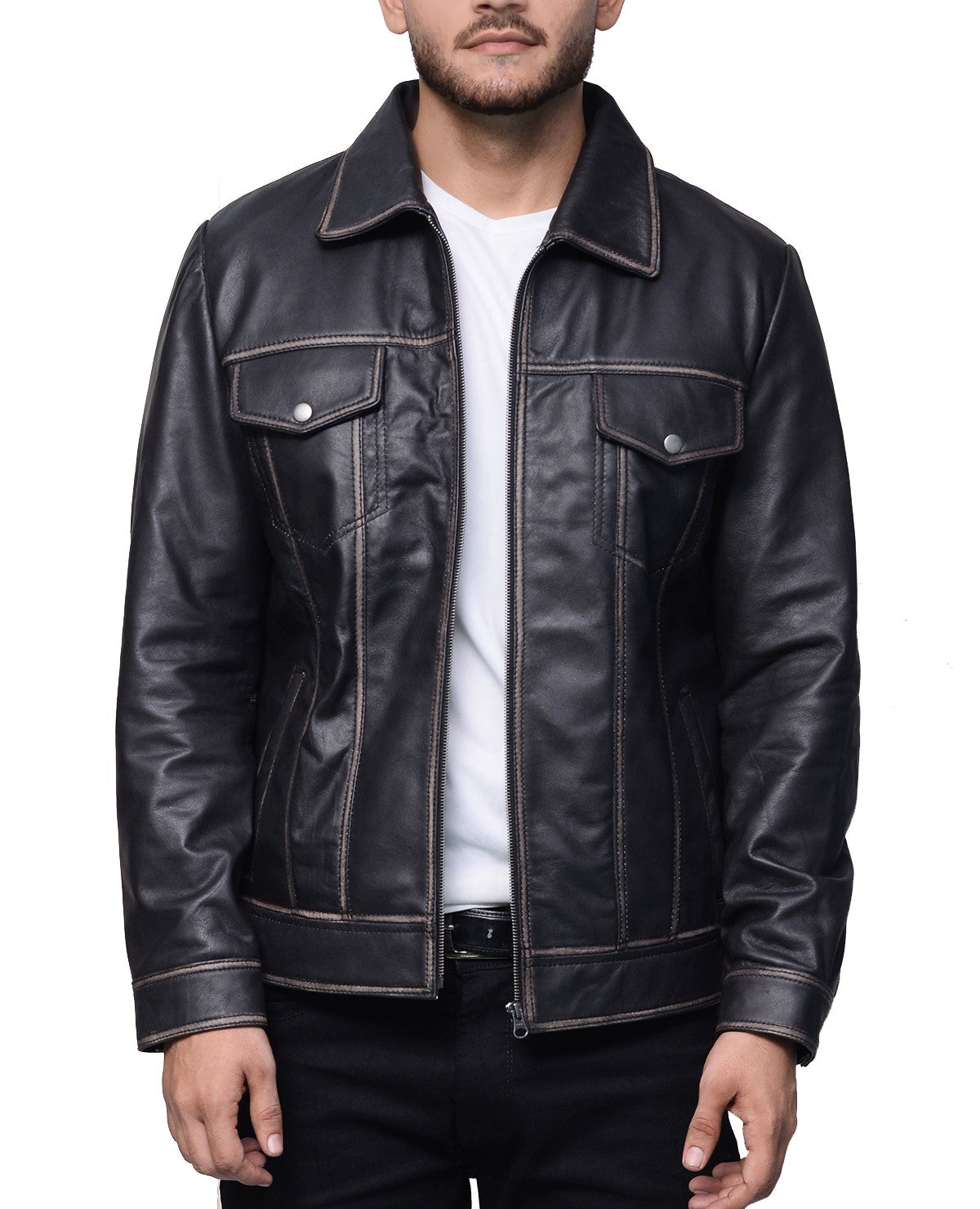 <img scr="Black-Genuine-Leather-Jacket-for-men.jpg" alt="Black Genuine Leather Jacket for Men"