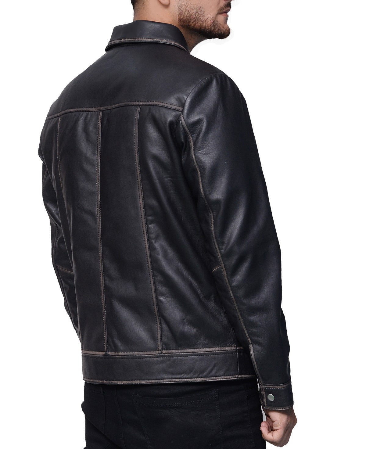 <img scr="Black-Genuine-Leather-Jacket-for-men.jpg" alt="Black Genuine Leather Jacket for Men"