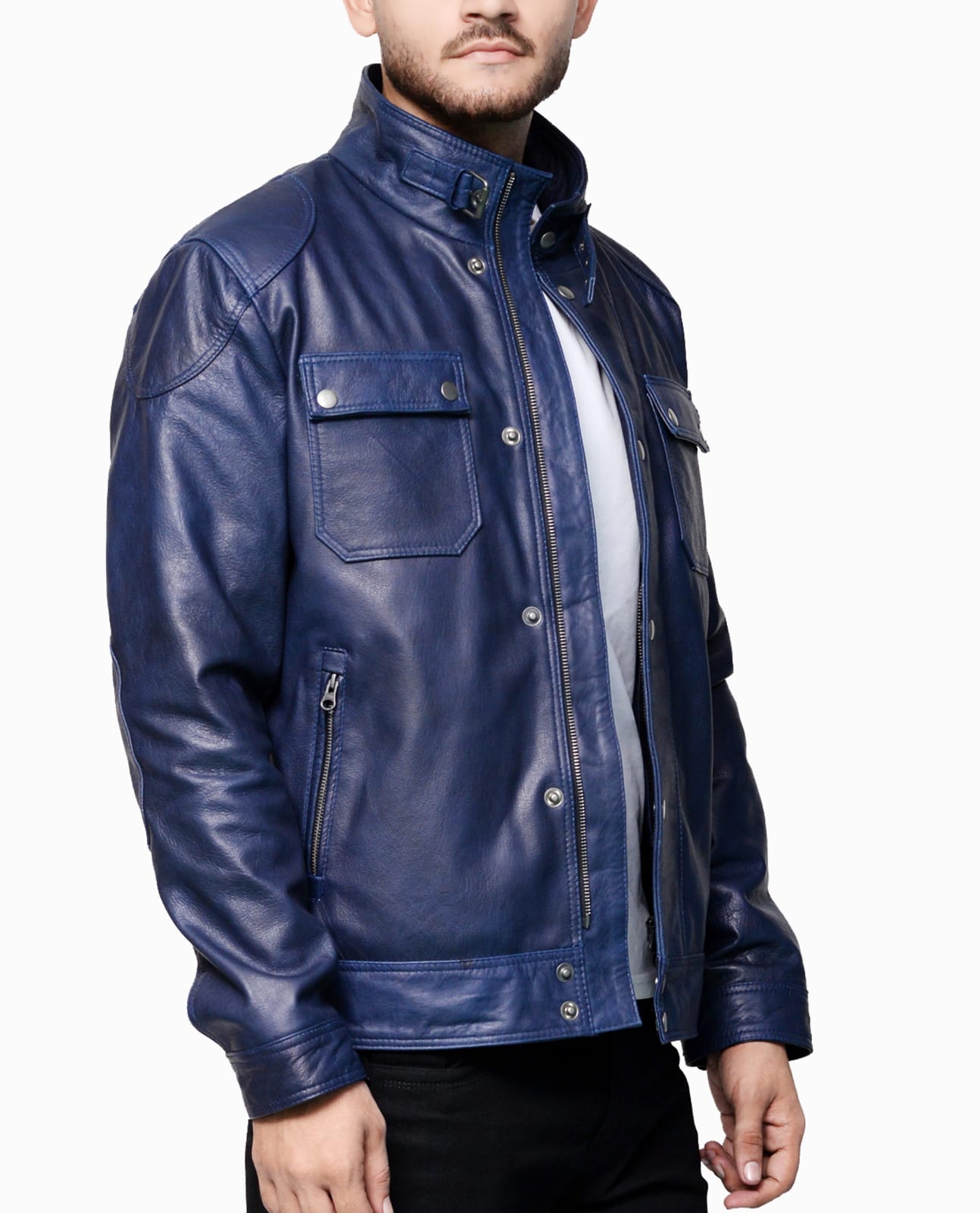 <img scr="Navy-Blue-Leather-Jacket-for-men.jpg" alt="Navy Blue Leather Jacket for Men"