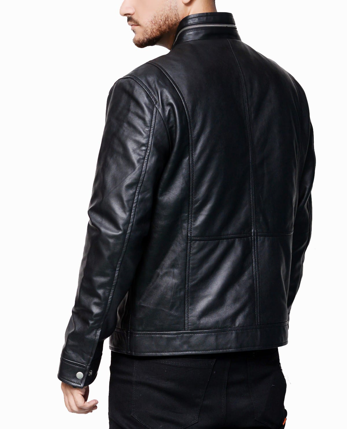 <img scr="Black-Leather-stylish-Jacket-for-men.jpg" alt="Black Leather stylish Jacket for Men"