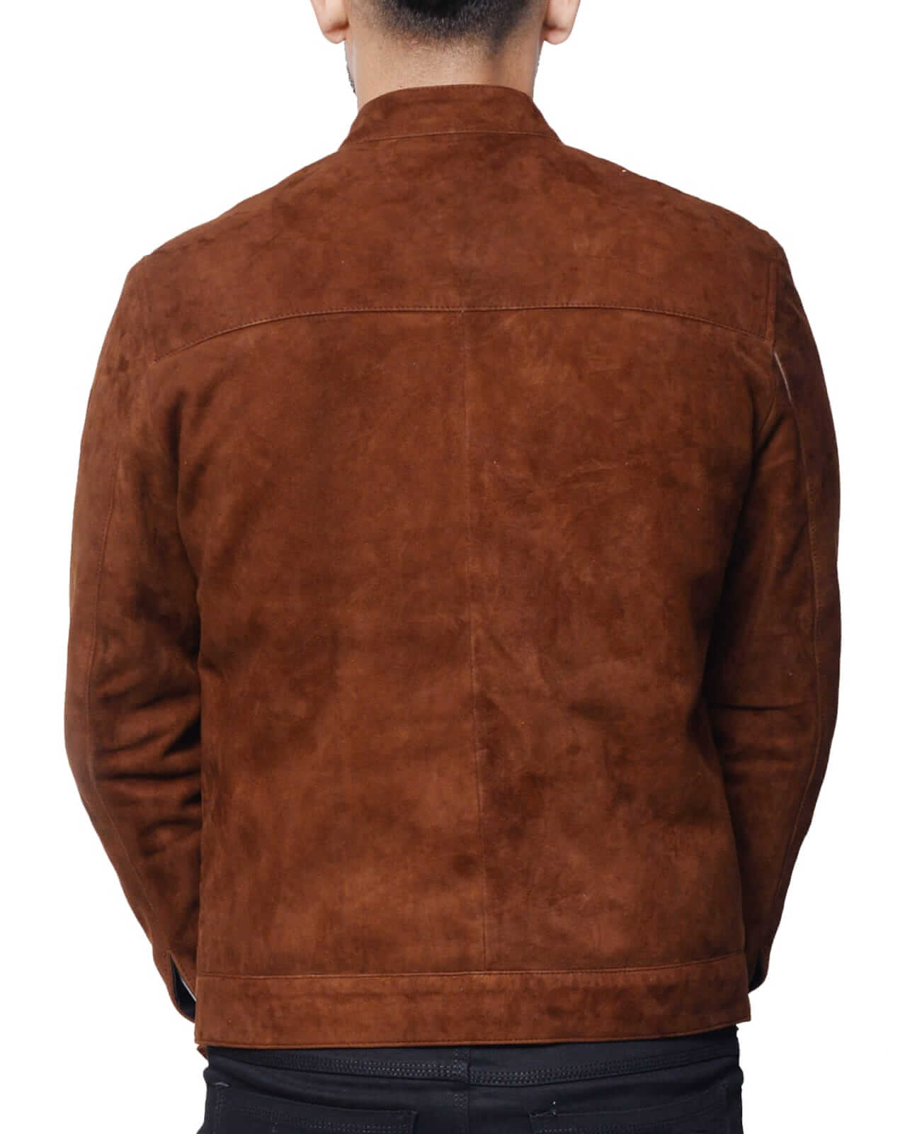 <img scr="Dark-Brown-Suede-Leather-Jacket-for-men.jpg" alt="Dark-Brown Suede Leather Jacket for Men"
