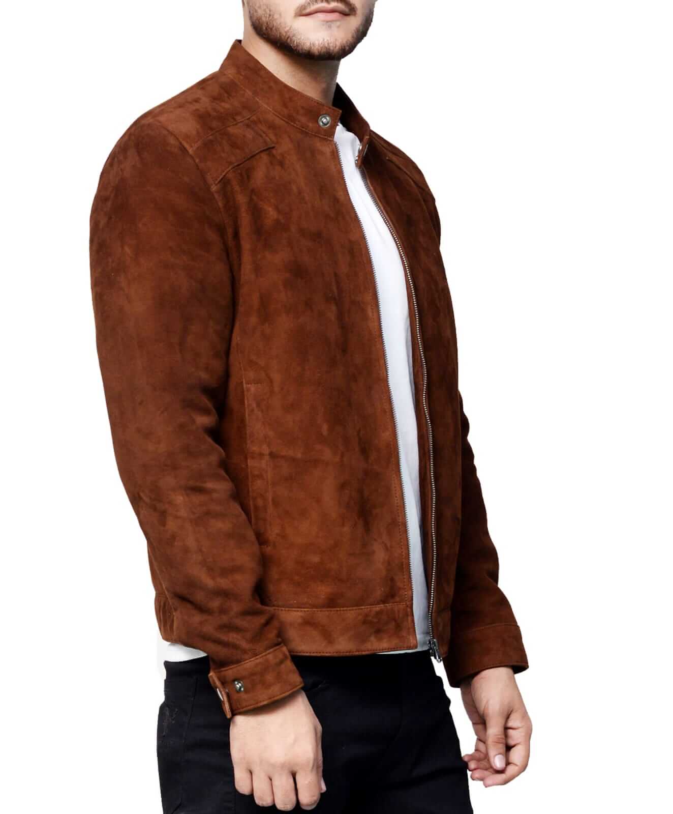 <img scr="Dark-Brown-Suede-Leather-Jacket-for-men.jpg" alt="Dark-Brown Suede Leather Jacket for Men"