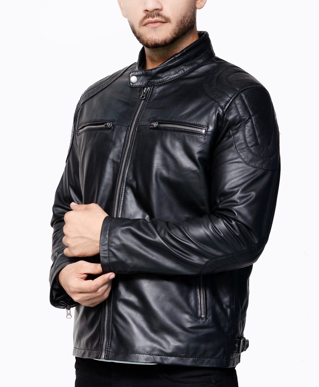 <img scr="Black-Leather-Jacket-for-men.jpg" alt="Black Leather Jacket for Men"