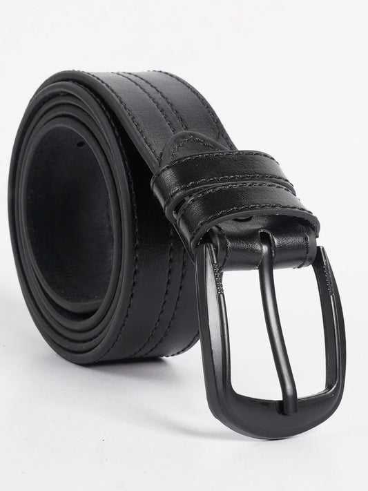Black Leather belt ATB1008
