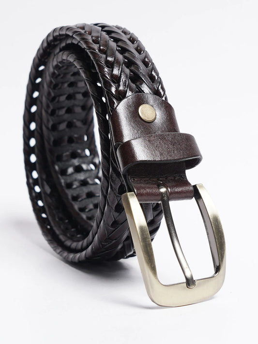 Maroon Premium Braided Belt ATB1002