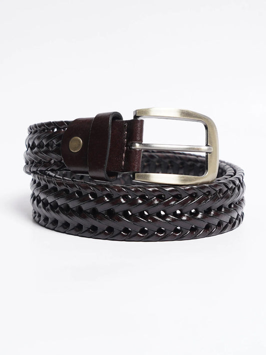 Maroon Premium Braided Belt ATB1002