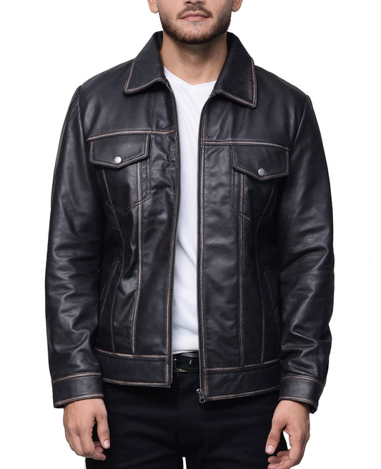 <img scr="Black-Genuine-Leather-Jacket-for-men.jpg" alt="Black Genuine Leather Jacket for Men"