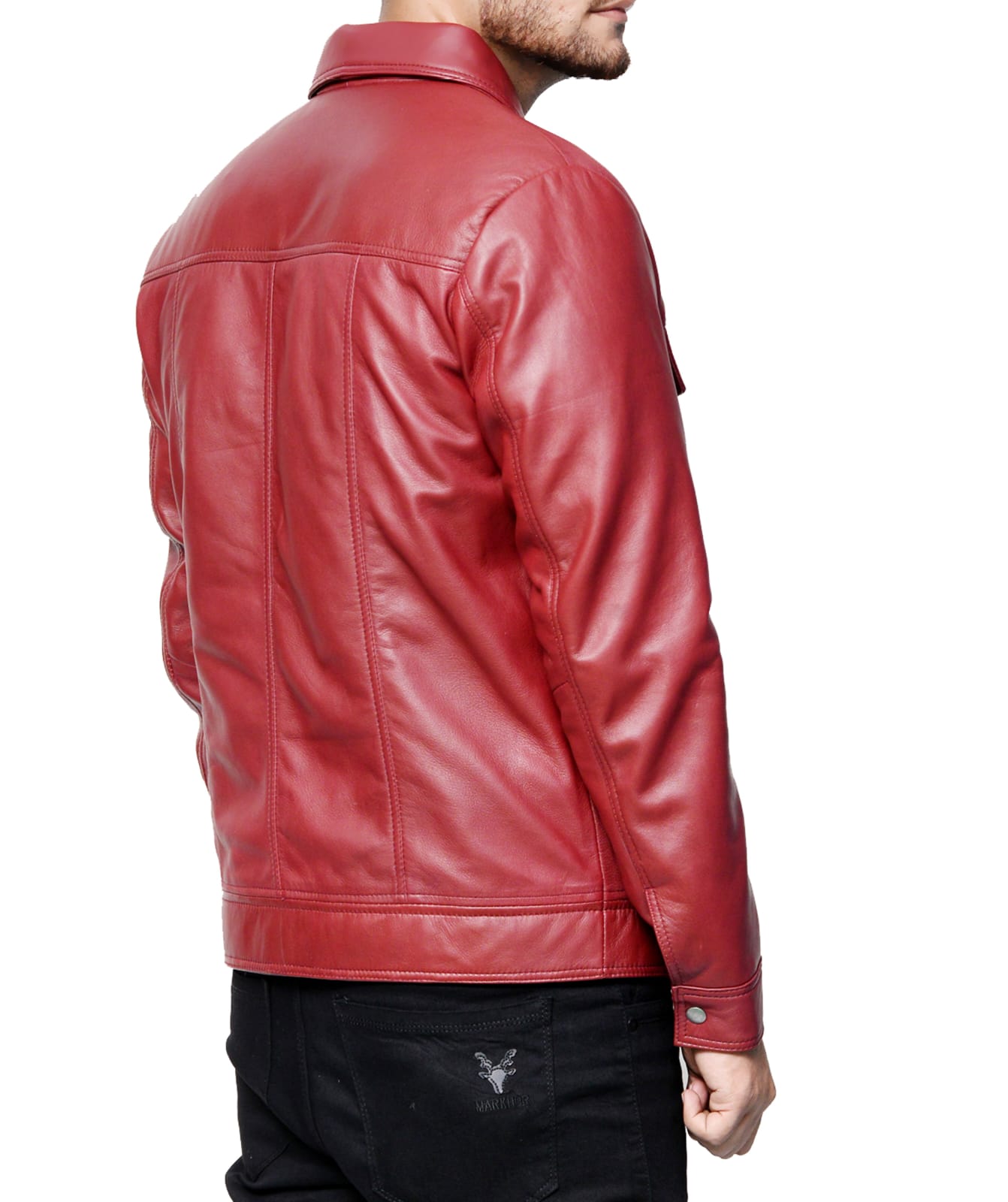 <img scr="Bold-Red-Leather-Jacket-for-men.jpg" alt="Bold Red Leather Jacket for Men"