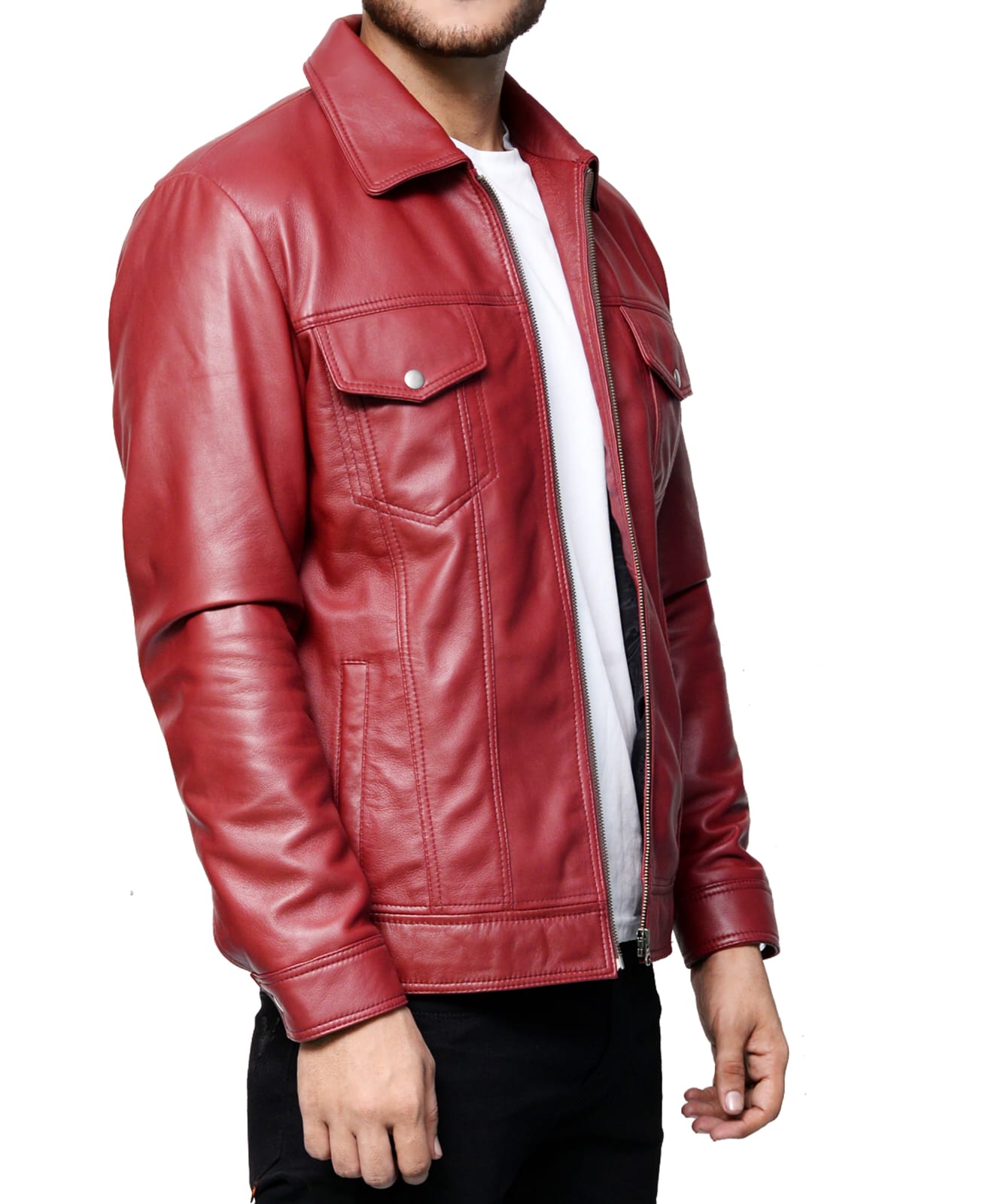 <img scr="Bold-Red-Leather-Jacket-for-men.jpg" alt="Bold Red Leather Jacket for Men"