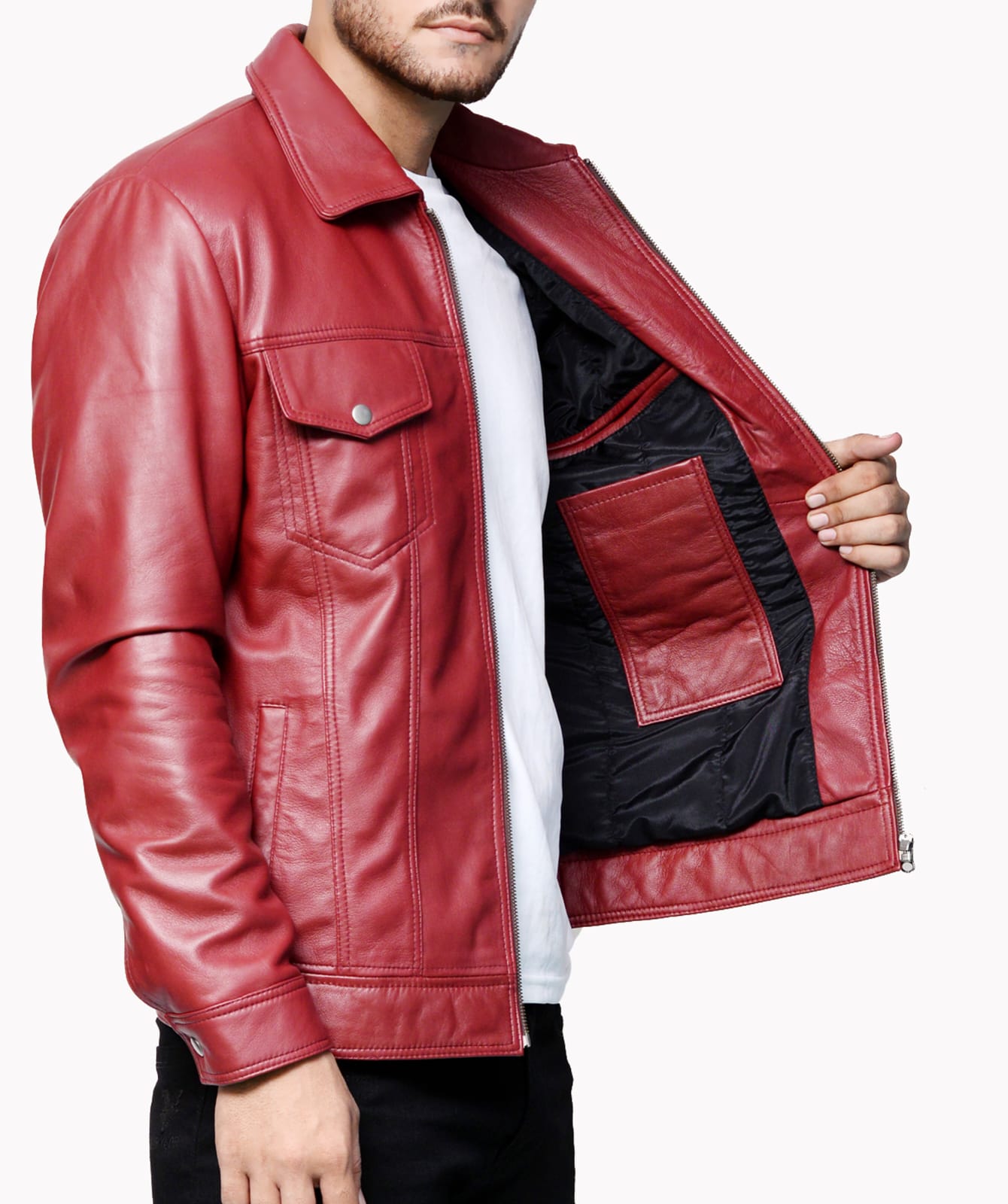 <img scr="Bold-Red-Leather-Jacket-for-men.jpg" alt="Bold Red Leather Jacket for Men"