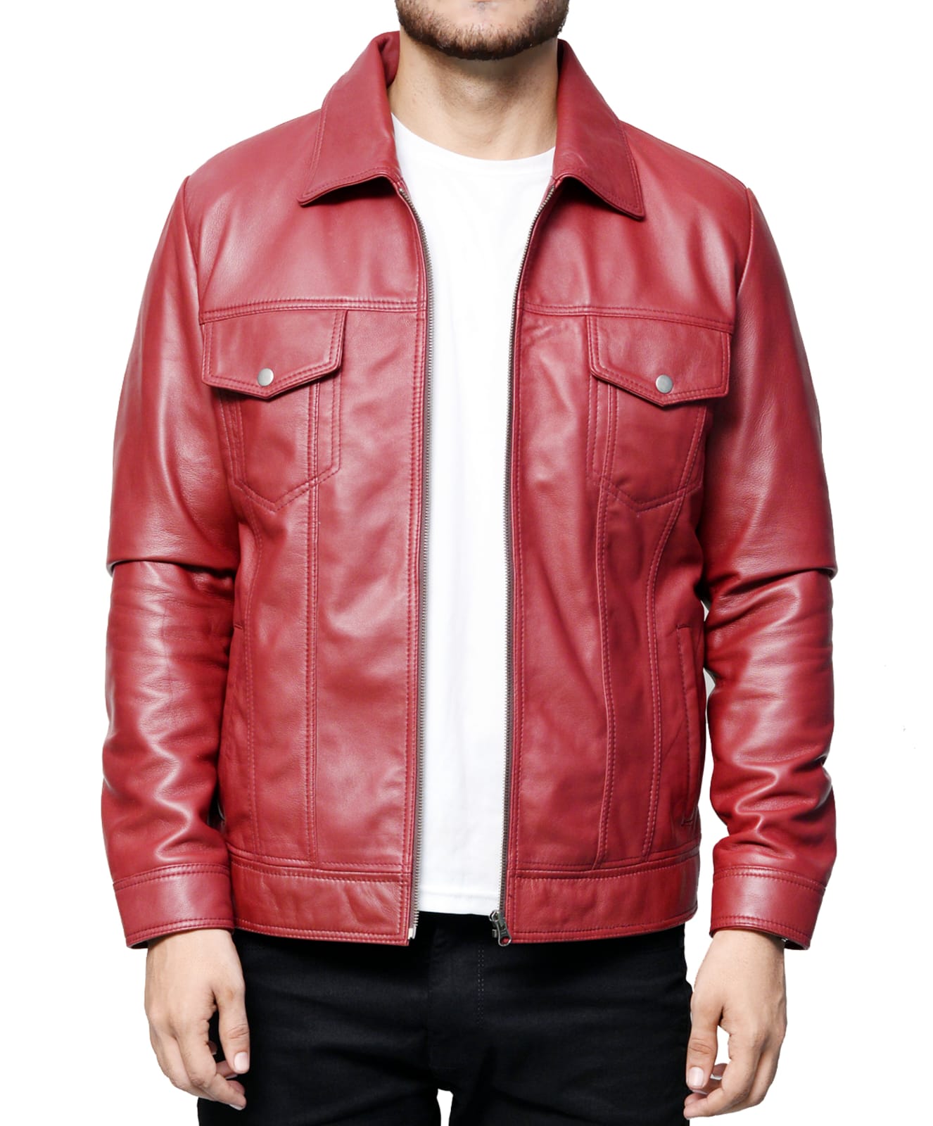 <img scr="Bold-Red-Leather-Jacket-for-men.jpg" alt="Bold Red Leather Jacket for Men"