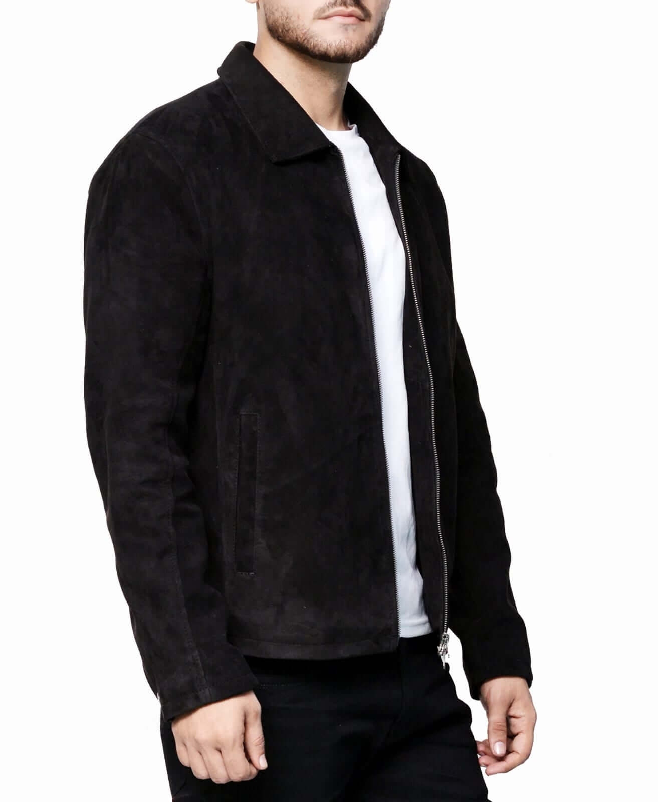 <img scr="black-Suede-Leather-Jacket-for-men.jpg" alt="Black Suede Leather Jacket for Men"