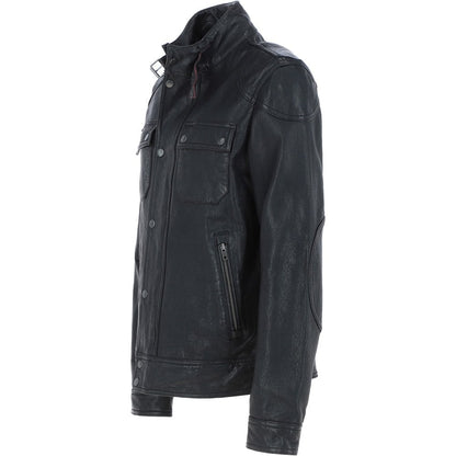 Black leather Jacket ATJ1003